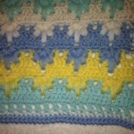 Lush Fleur-de-Lis Baby Blanket